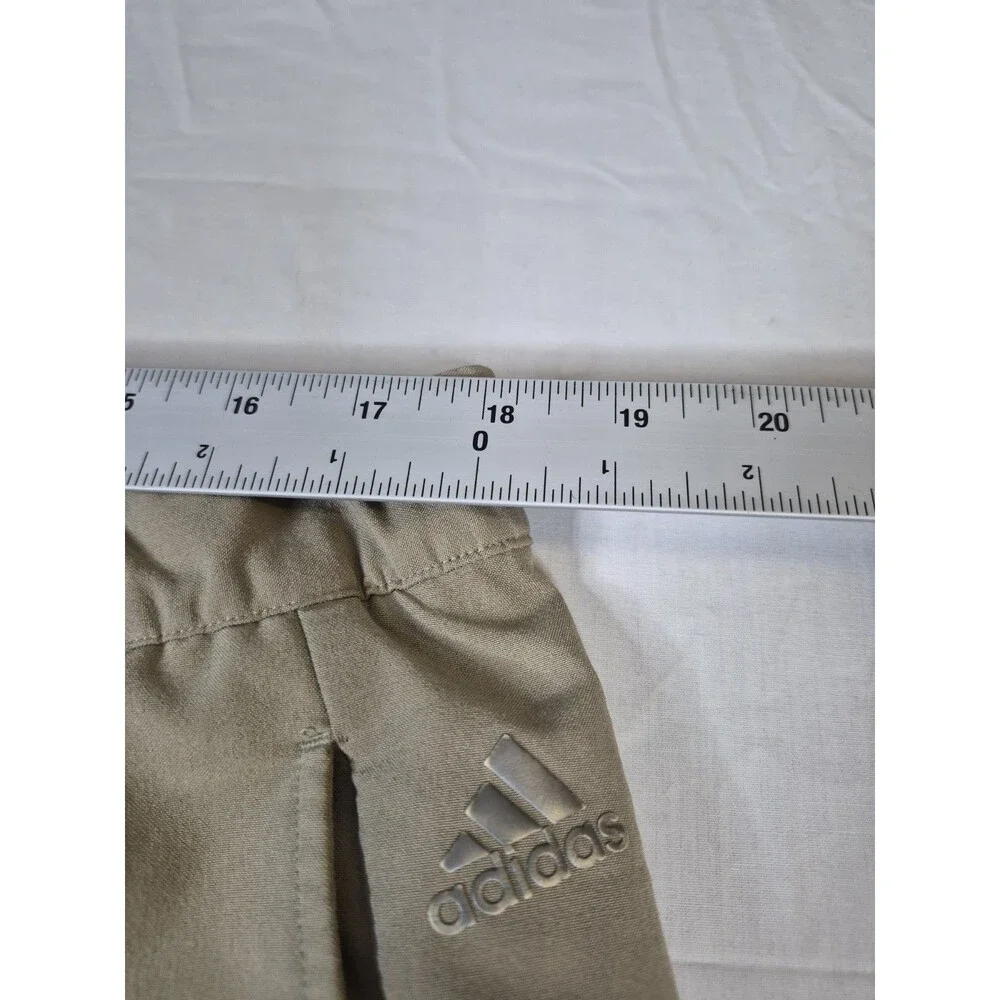 Adidas Golf Shorts Mens Size 36 Beige Khaki Performance Activewear Brown